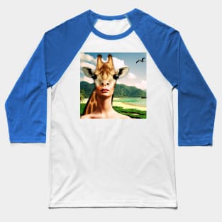 My Giraffe Lover in Paradise Baseball T-Shirt